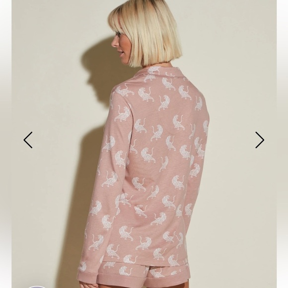 Cosabella Printed Long Sleeve Top Medium Mandela Tiger - Picture 2 of 11